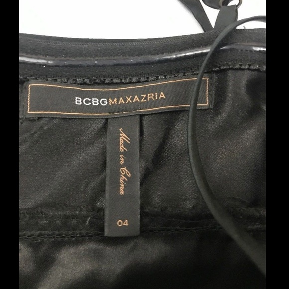 BCBG Maxazria Black Sleeveless Whitney Silk Dress - Picture 2 of 5